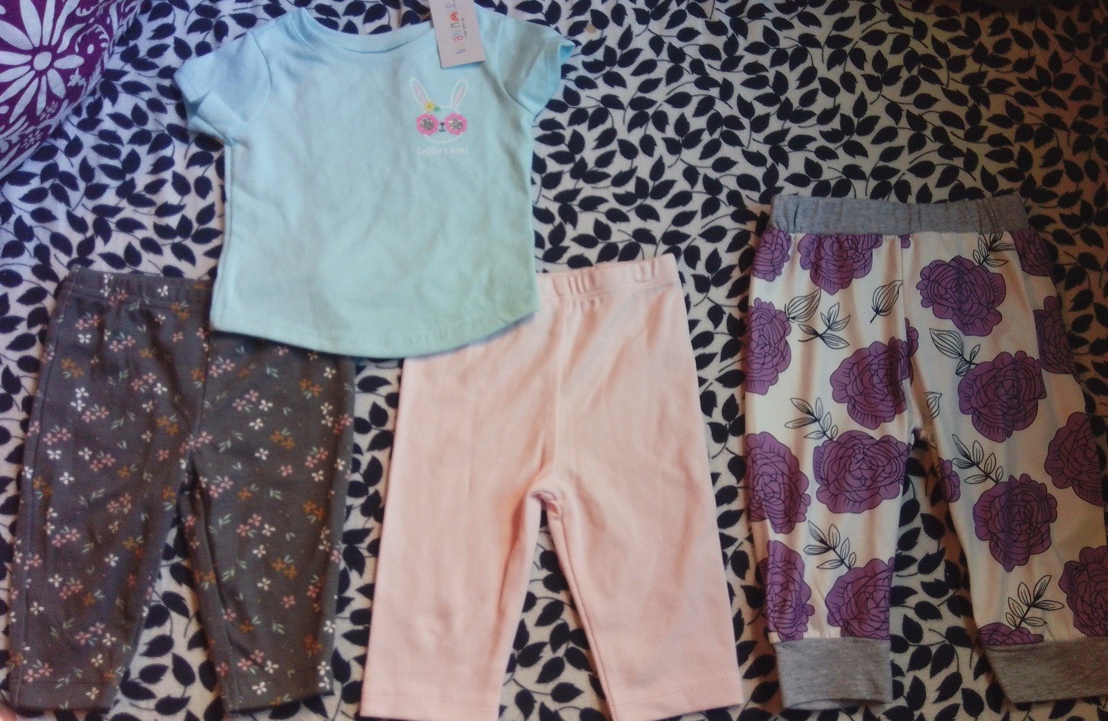 Carter's Baby Girl Clothing Bundle, 0-3 Months