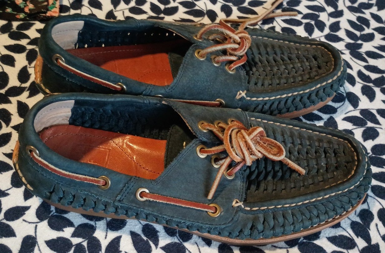 Frye Sully Woven Boat Shoe, Men's 8.5