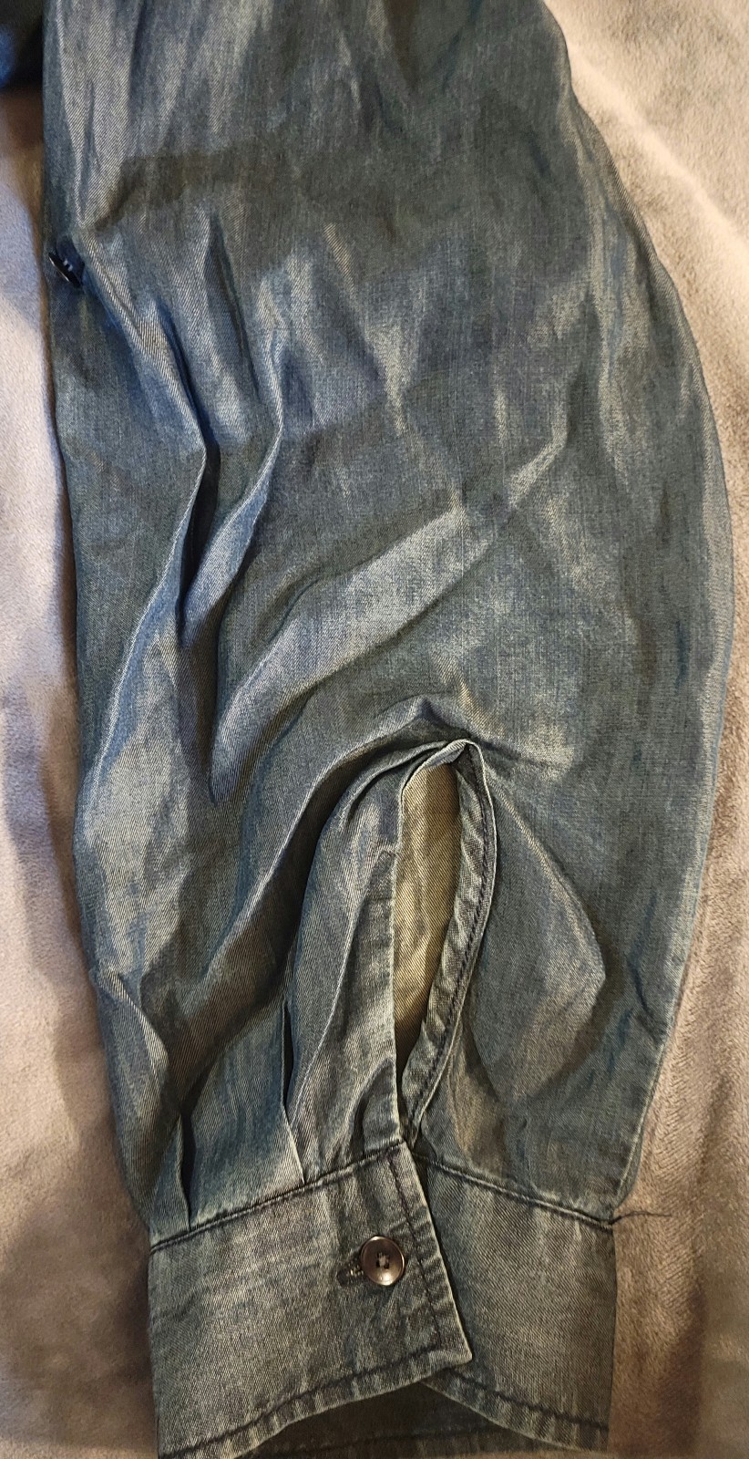 Gallery image 6 for Ava & Viv Plus Size Chambray Shirtdress