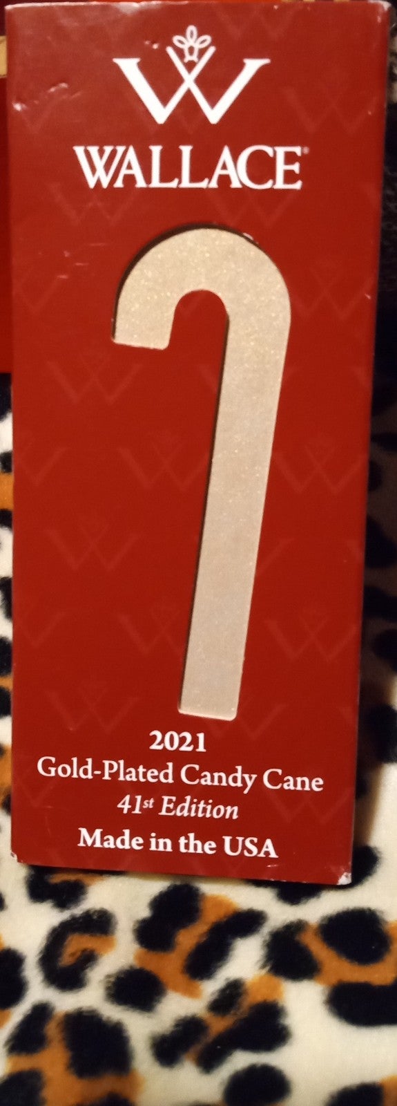 Gallery image 2 for Wallace Gold Plated Candy Holiday Ornament, 2021