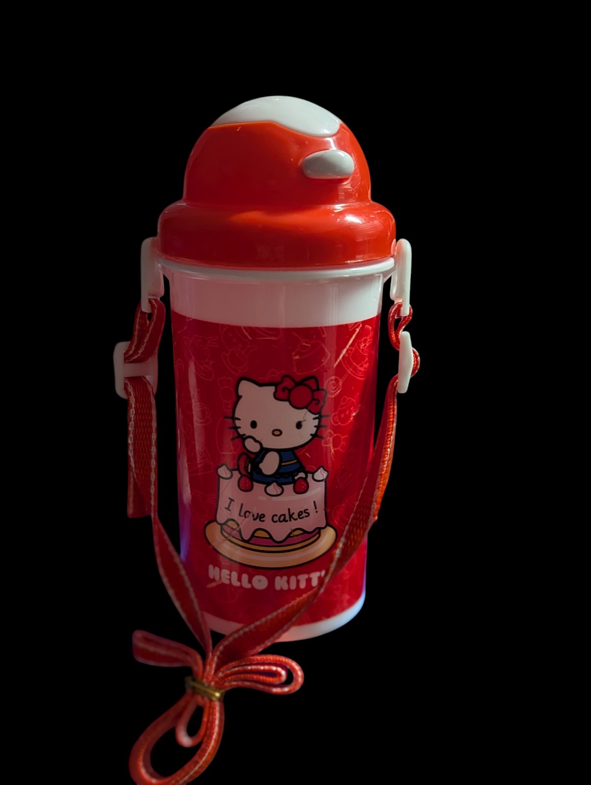 Sanrio Hello Kitty I Love Cakes Water Bottle