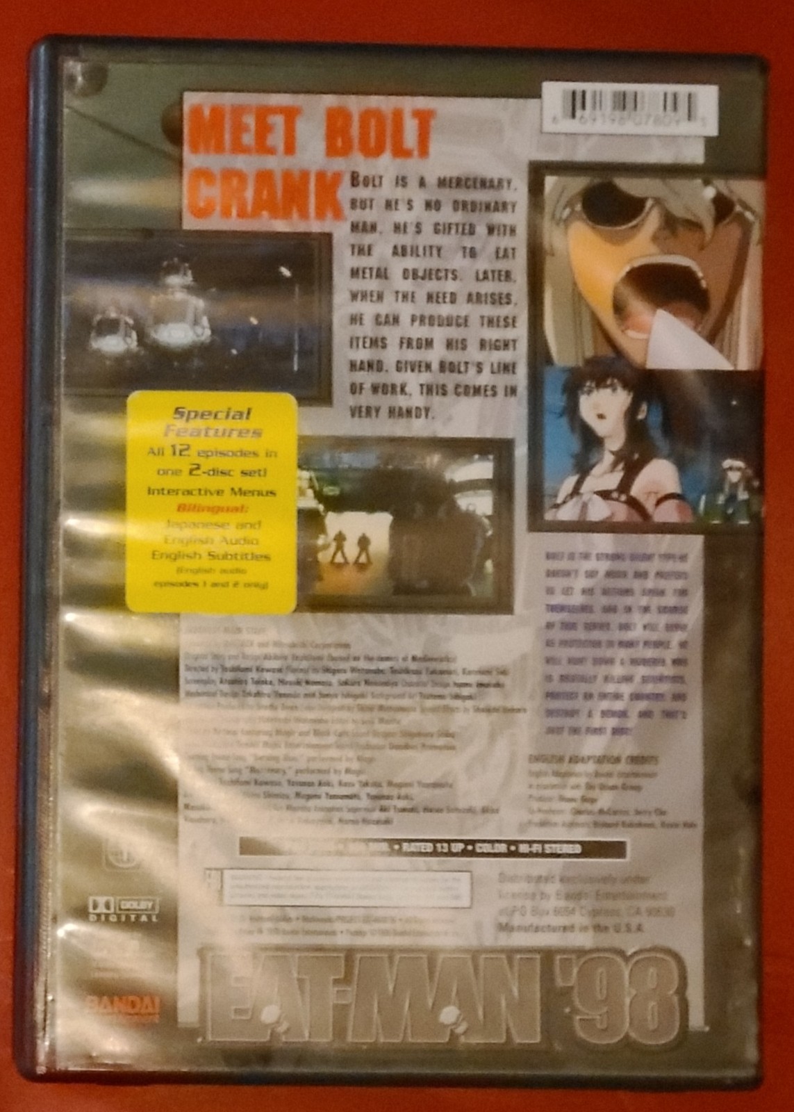 Gallery image 1 for Anime Series Eat-Man '98 DVD Collection