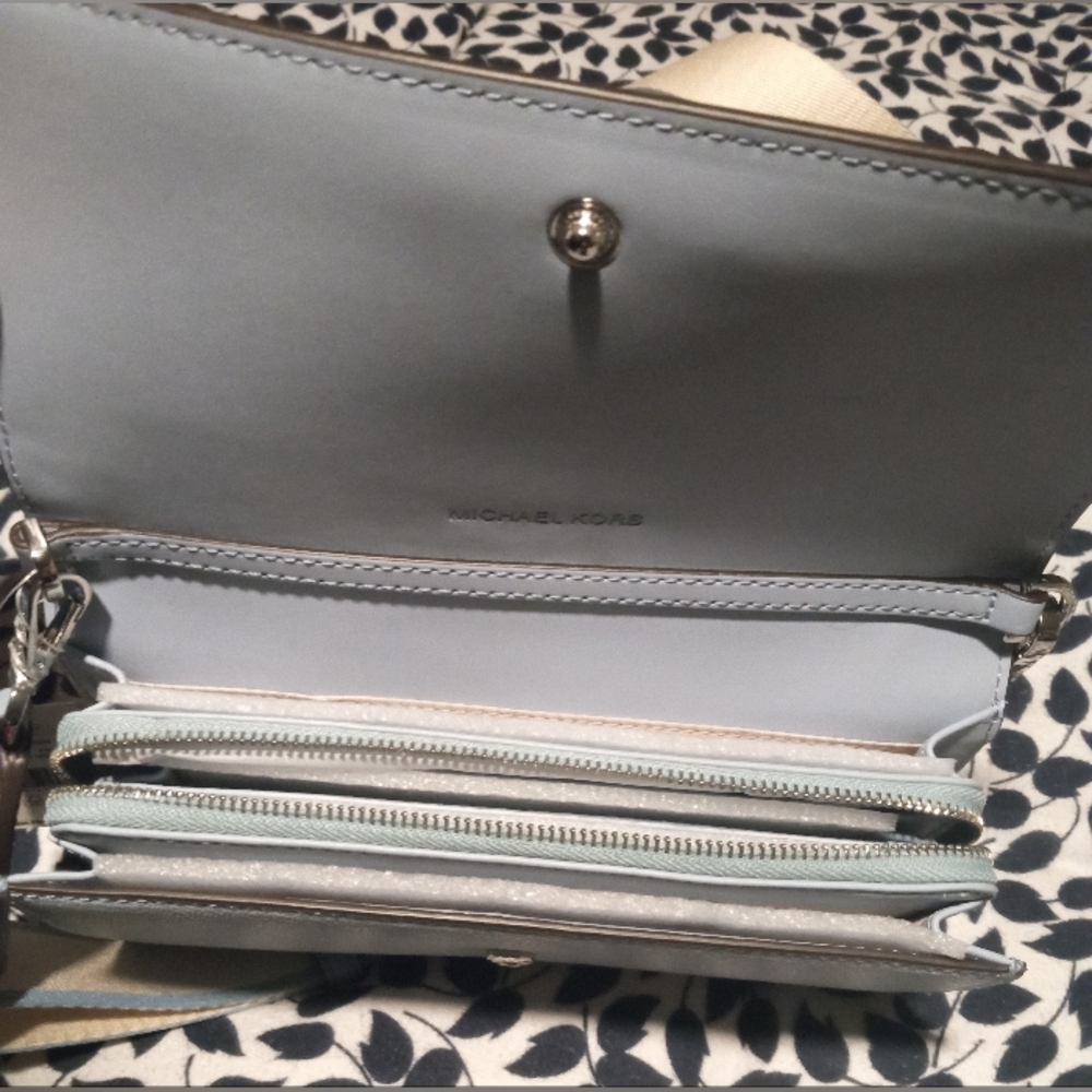 Gallery image 3 for Michael Kors Jet Set Large Zip Around Crossbody
