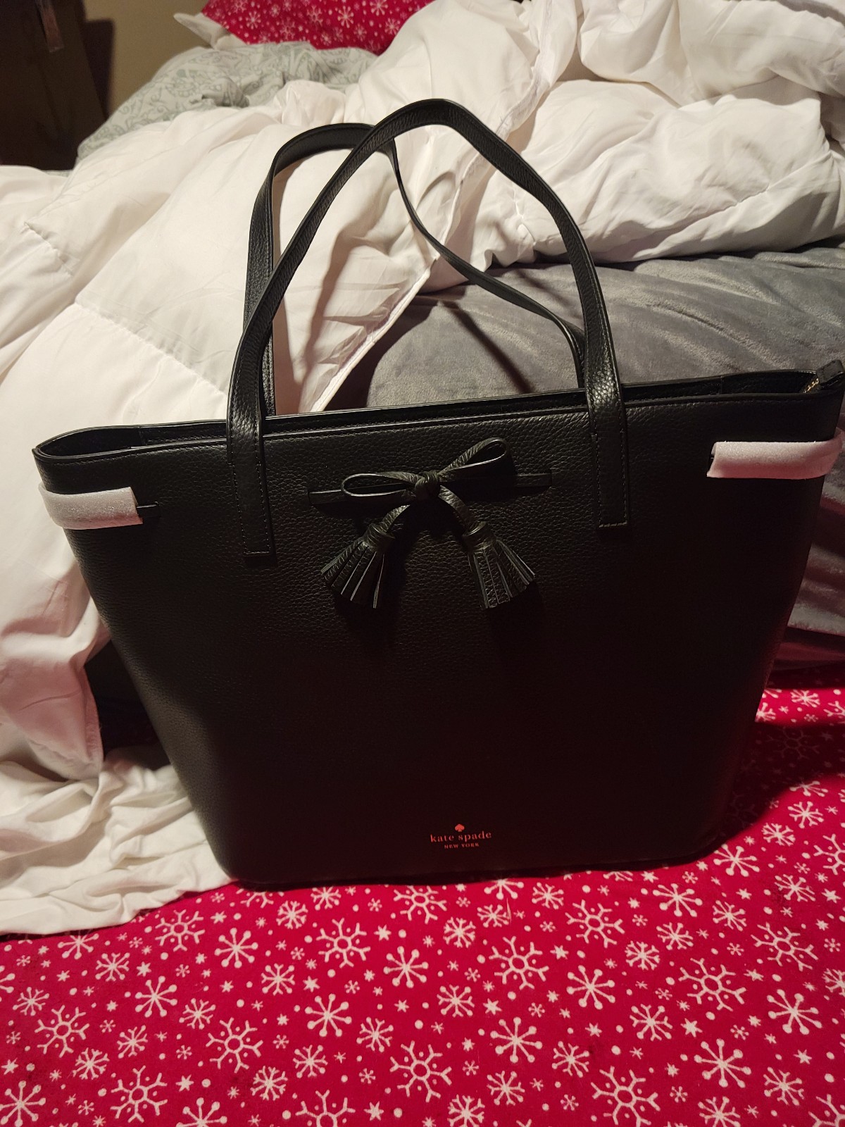 Gallery image 2 for Kate Spade Pebbled Leather Hayes Tote Bag