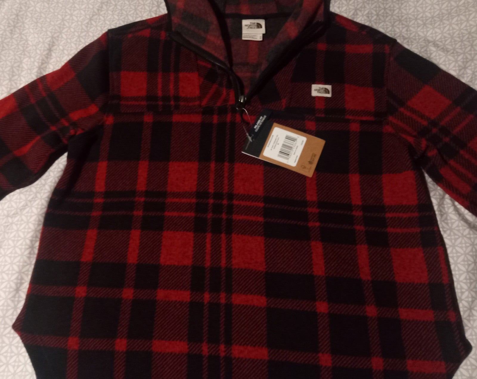 Gallery image 5 for The North Face 1/4 Zip Hooded Fleece, Medium