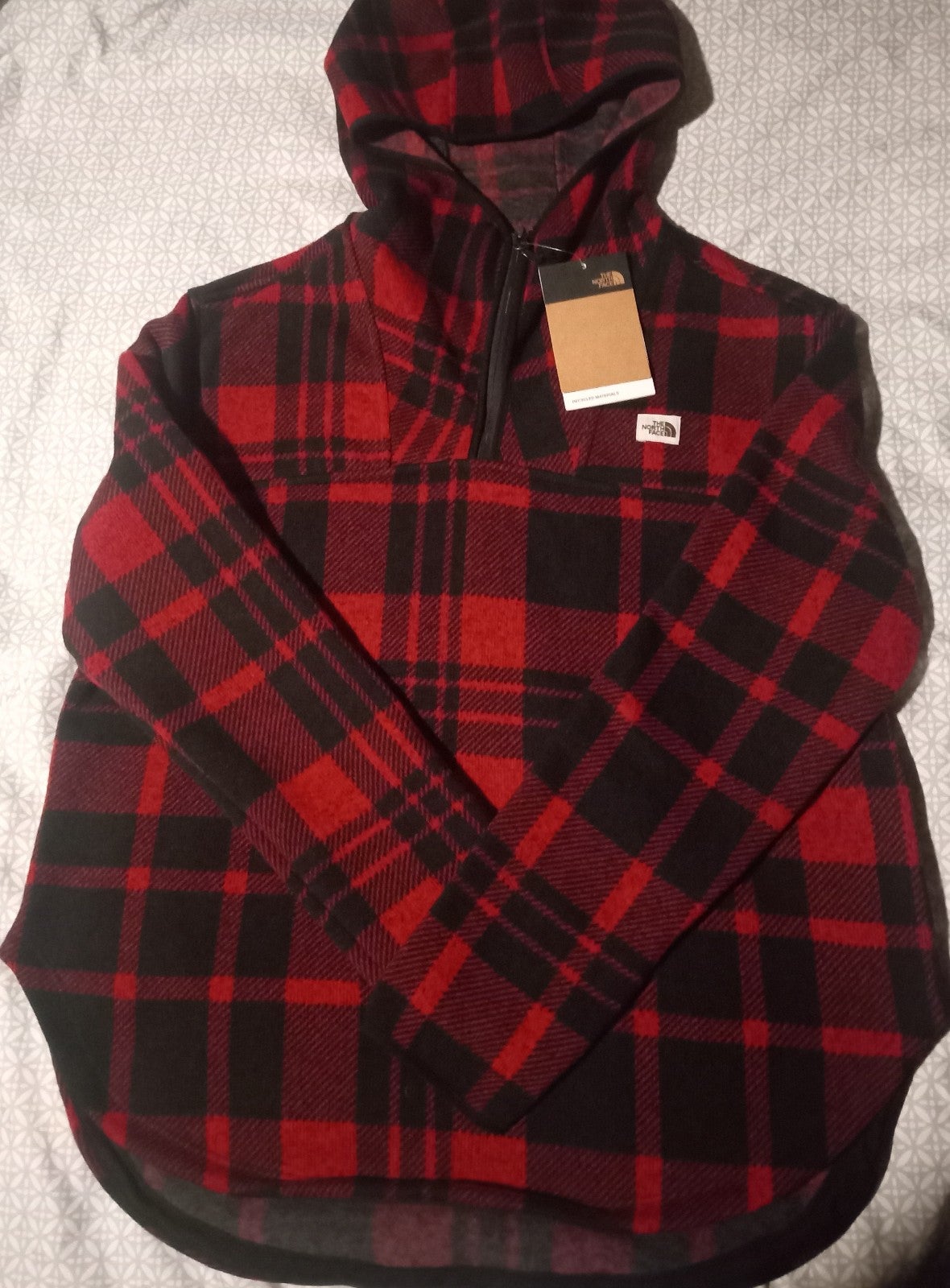 The North Face 1/4 Zip Hooded Fleece, Medium