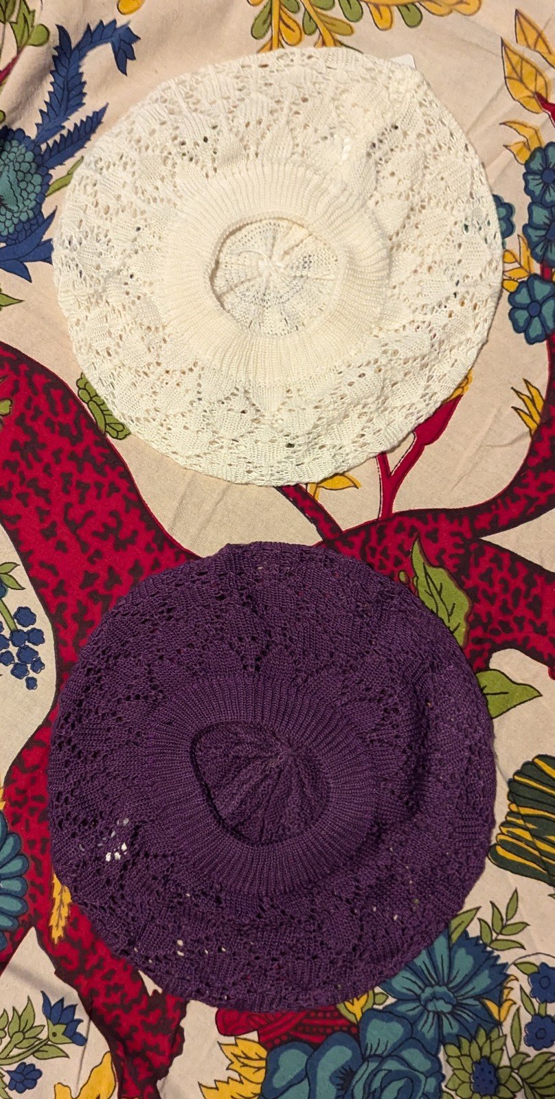 Gallery image 1 for Knit Beret Cap, Set of 2