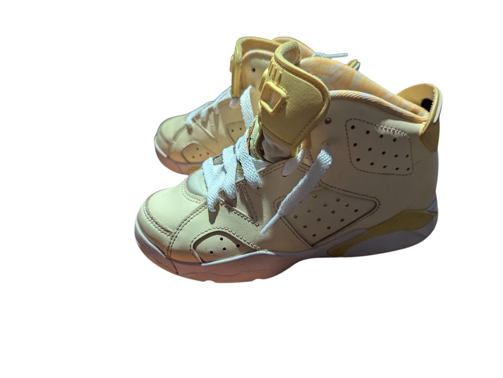 Gallery image 1 for Jordan 6 Retro Dynamic Yellow Floral Sneakers