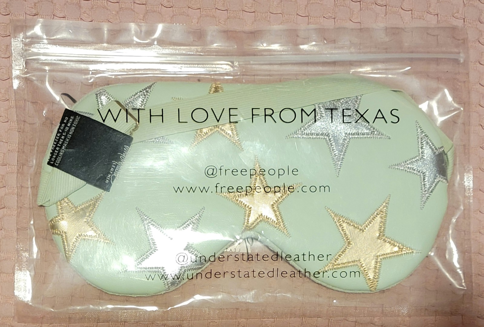 Free People x Understated Leather Starry Eye Sleeping Mask
