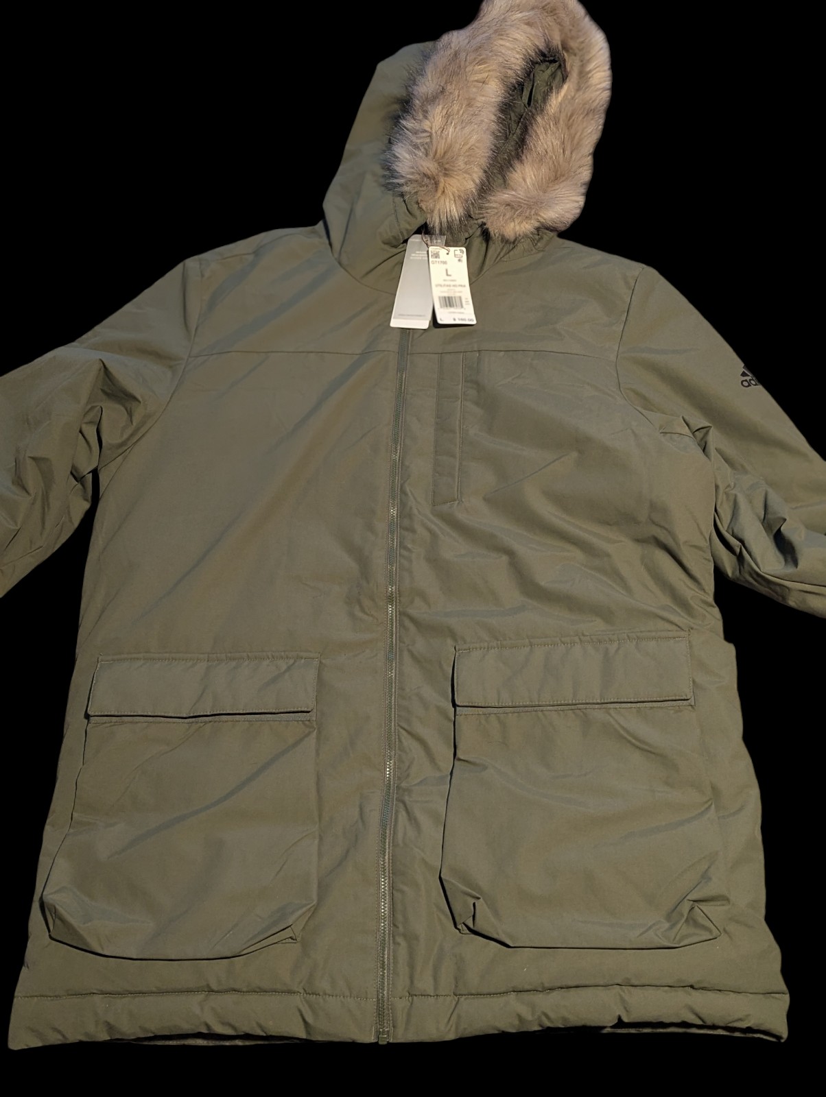 Gallery image 1 for Adidas Utilitas Hooded Parka, Men's Size Large