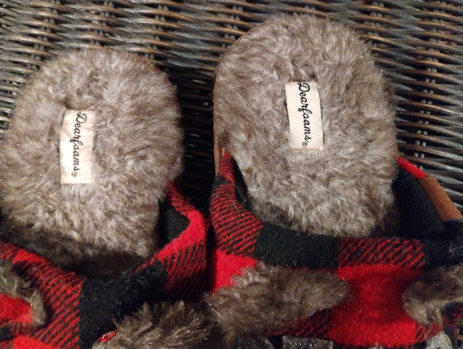 Gallery image 2 for DearFoams Lil Bear Slippers, Size 13