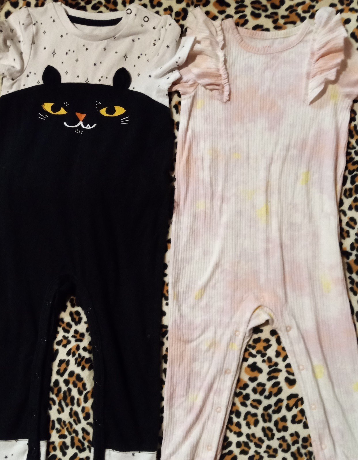 Cat & Jack Set of Long Onesies, 18 Months