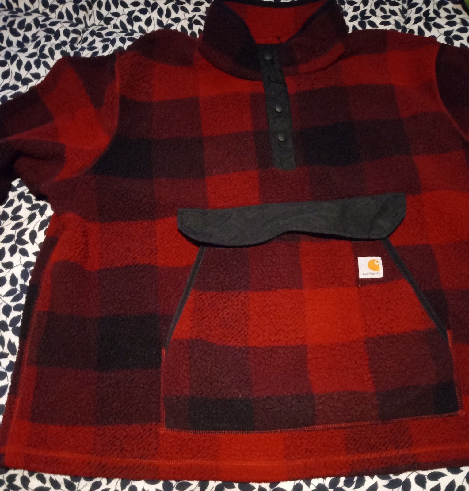 Gallery image 1 for Carhartt Relaxed Fit Sherpa Fleece Pullover Jacket