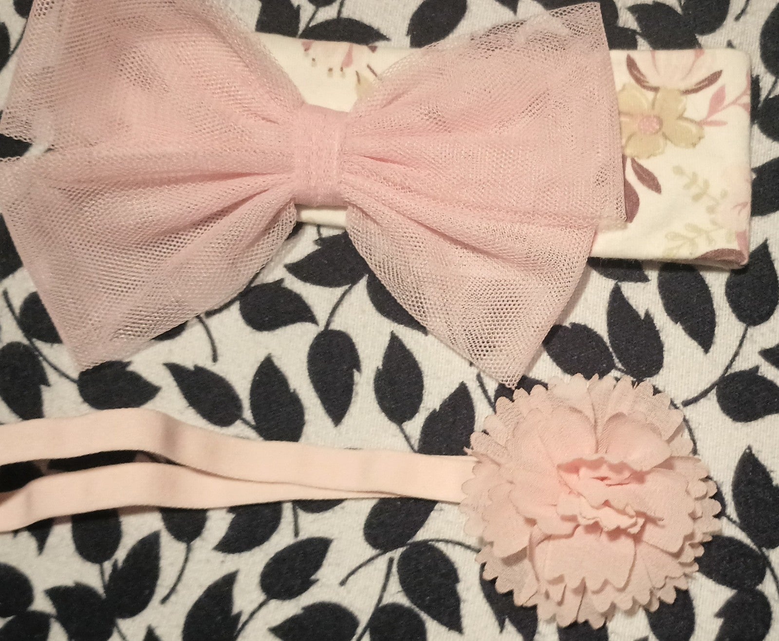 Gallery image 3 for Cloud Island 3-Pack Pants & Bows, Newborn