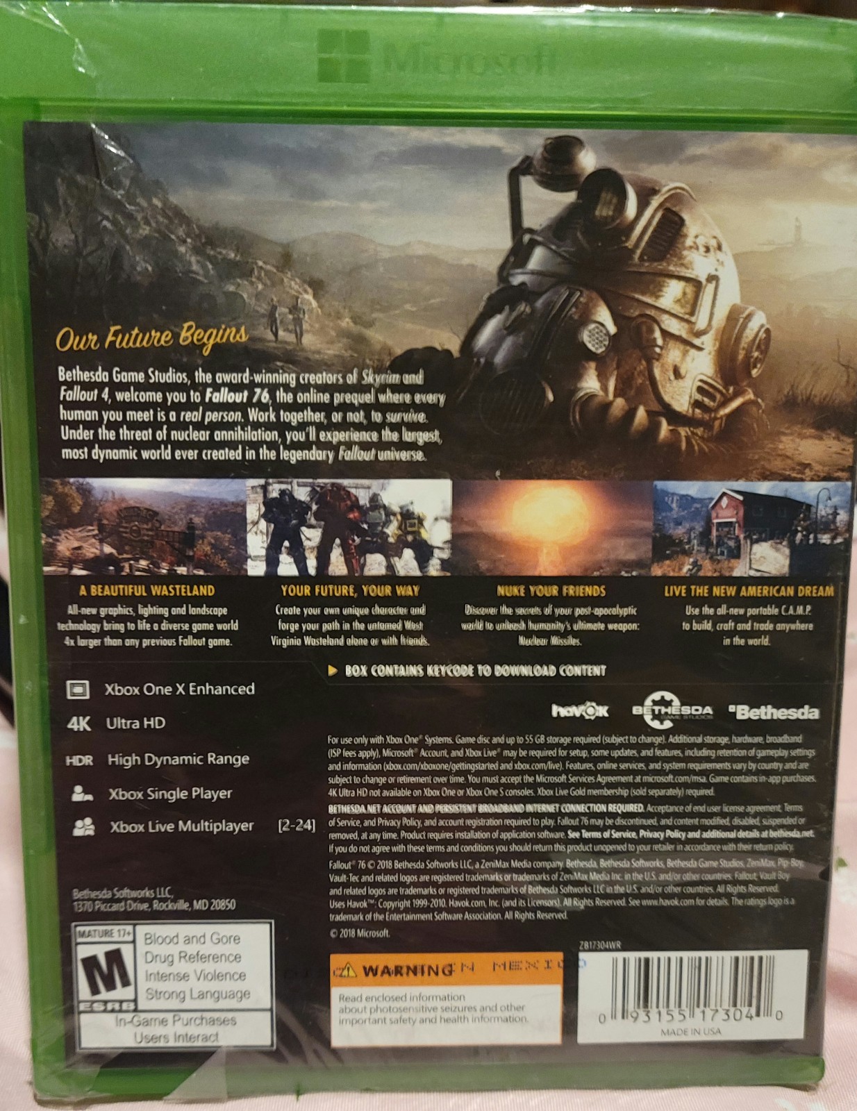 Gallery image 1 for XBOX ONE Fallout 76 Video Game