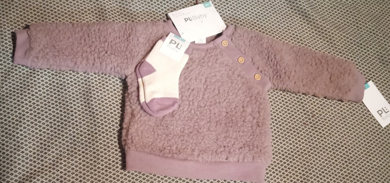 Gallery image 1 for PL Baby 3-Piece Baby Outfit, 6 Months
