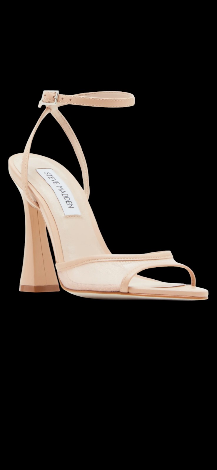 Steve Madden Beki Mesh Sandal w/Ankle Strap