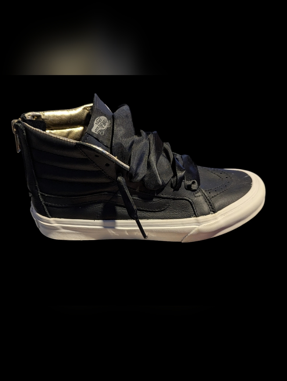 Gallery image 4 for VANS Sk8 Hi Reissue Lux Leather High Top Sneaker w/Zippered Heel