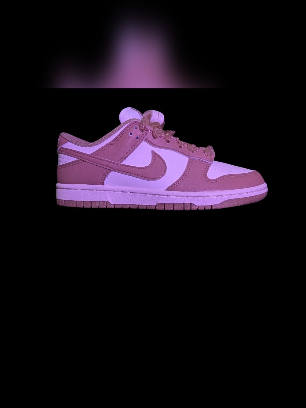 Gallery image 1 for Nike Dunk Low in Parachute Beige Sheer Pink Laces