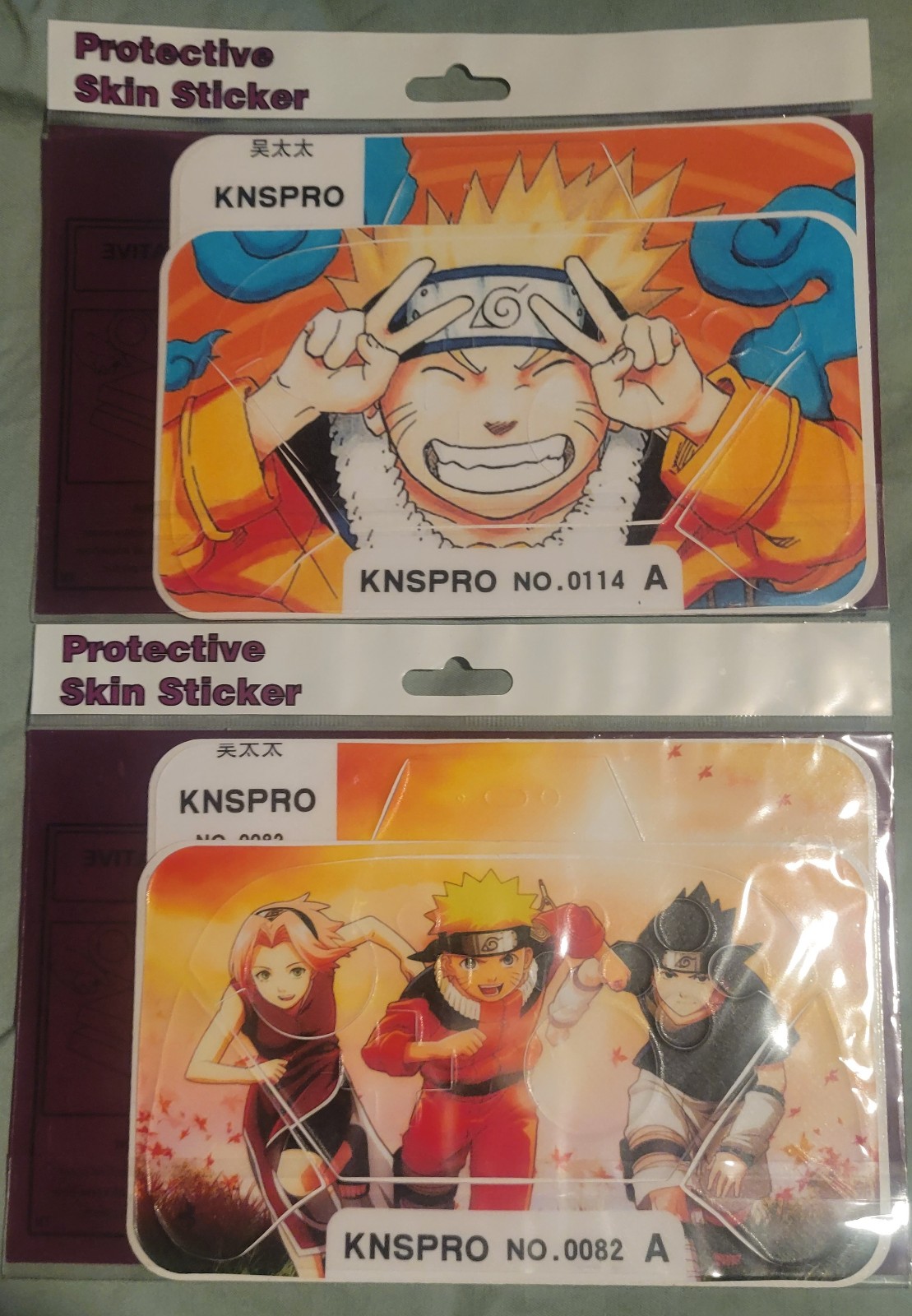 PS4 Game Controller Protective Skin Stickers/Naruto