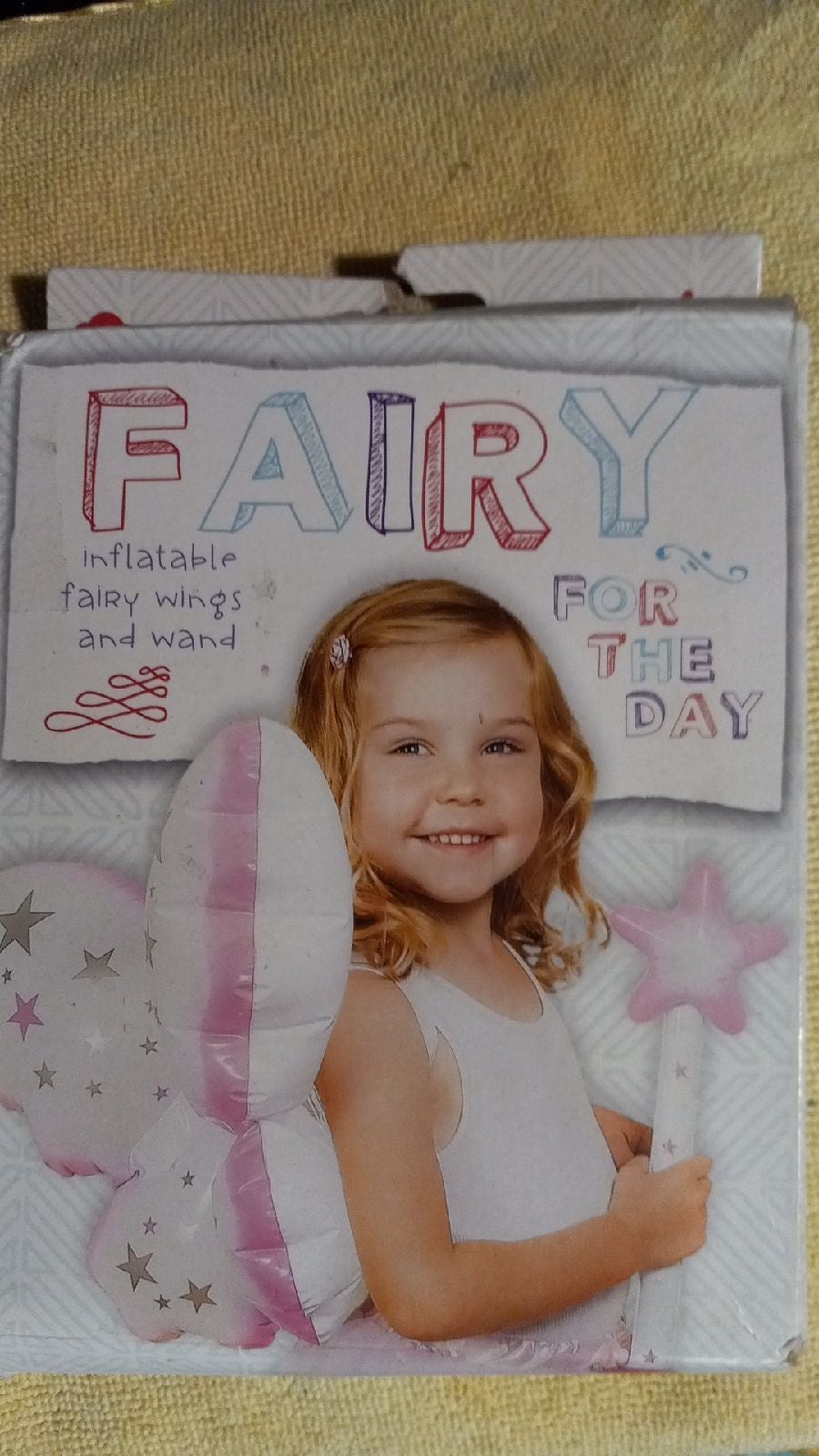 Inflatable fairy wings & wand