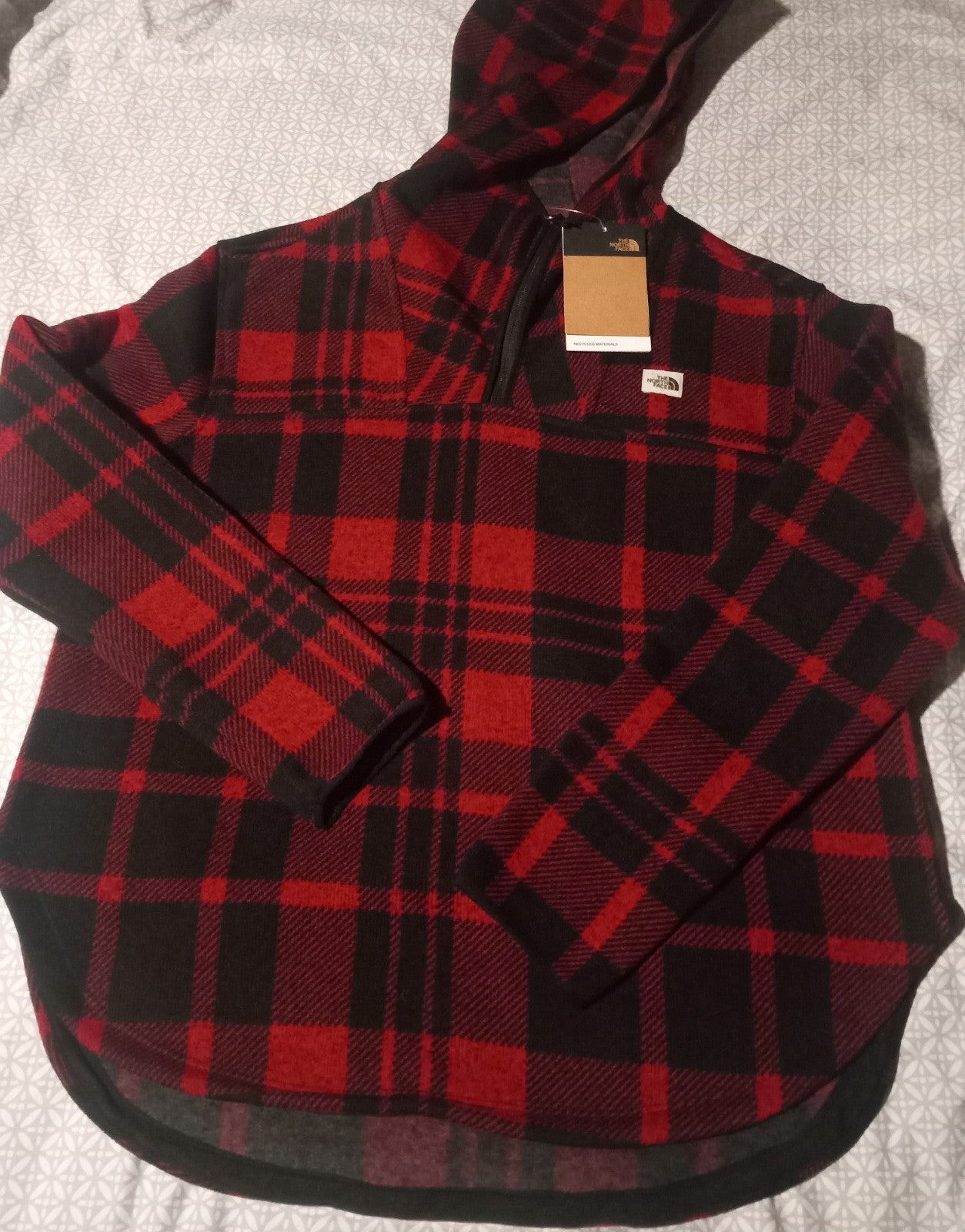Gallery image 4 for The North Face 1/4 Zip Hooded Fleece, Medium