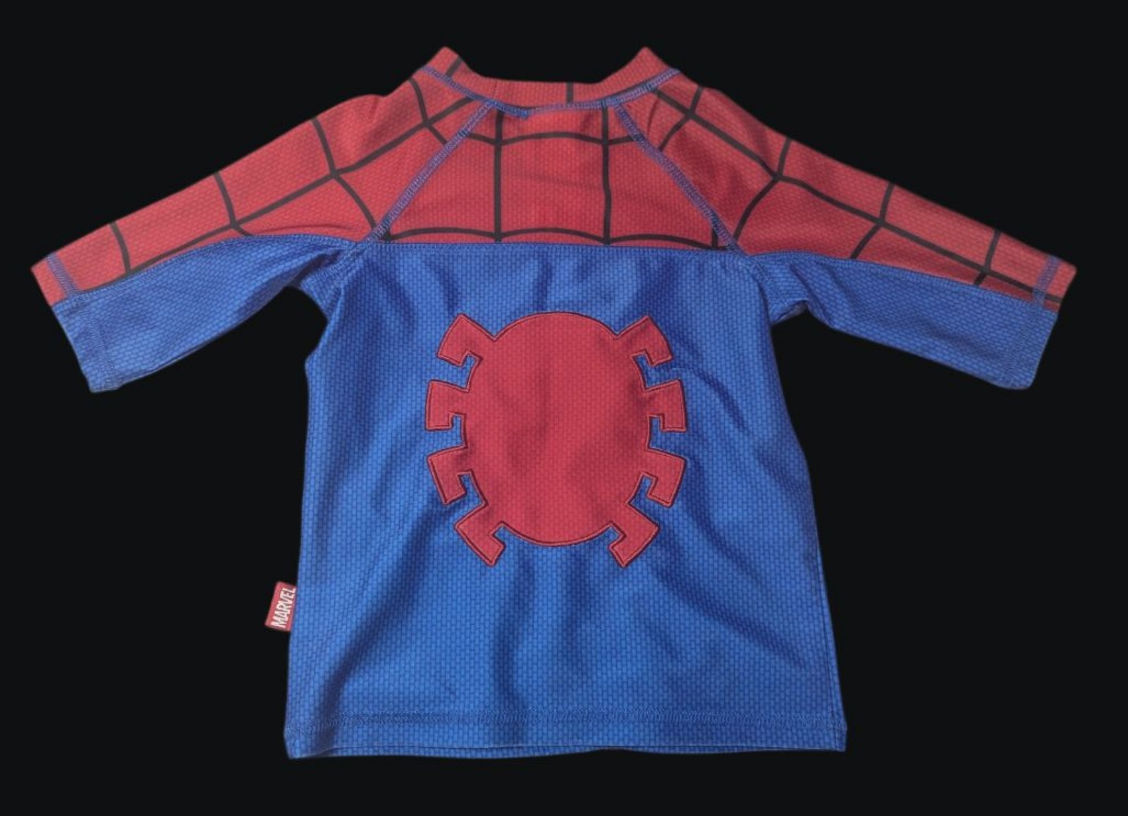 Gallery image 1 for The Disney Store Marvel Spider-Man Costume Rash Guard Swim Shirt