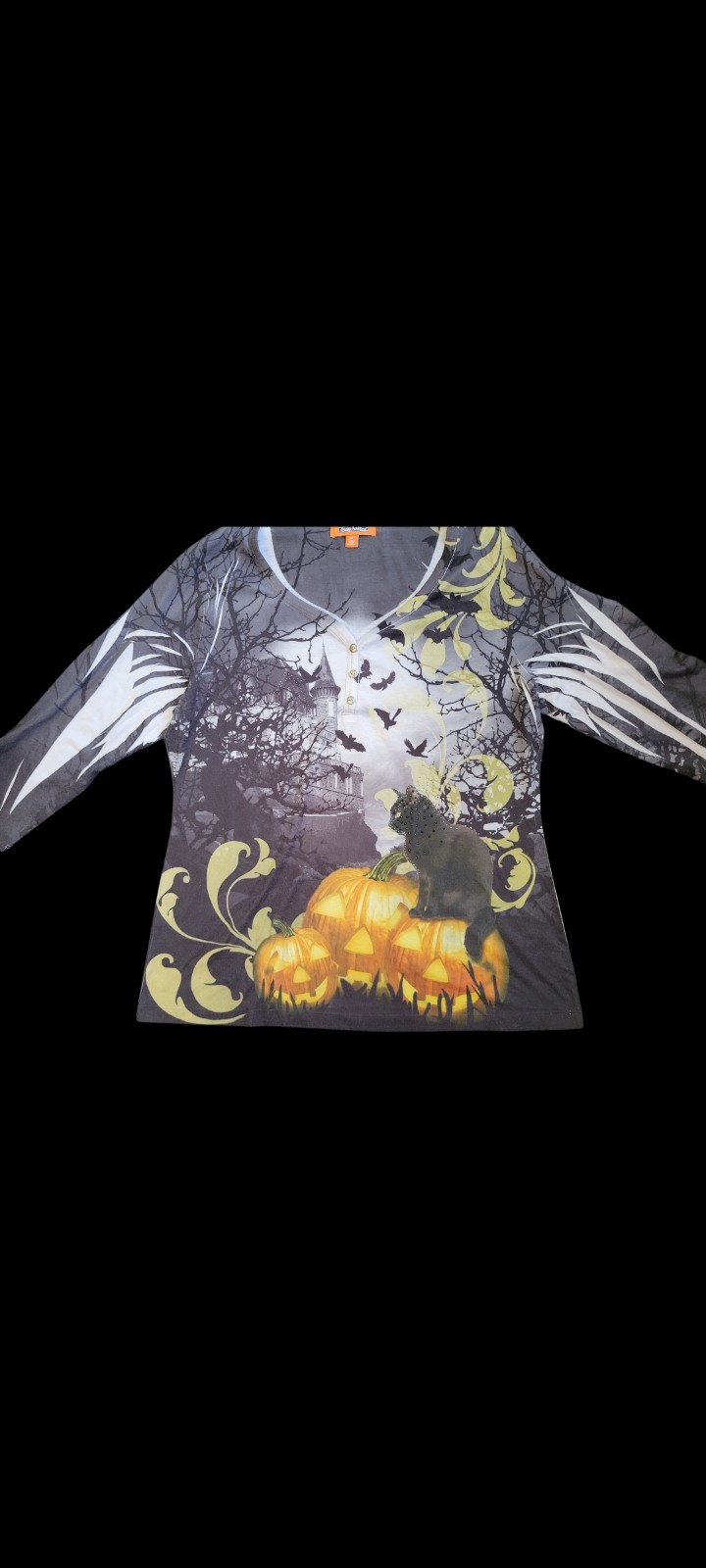 Gallery image 1 for Holiday Traditions Women's Halloween Shirt. XL