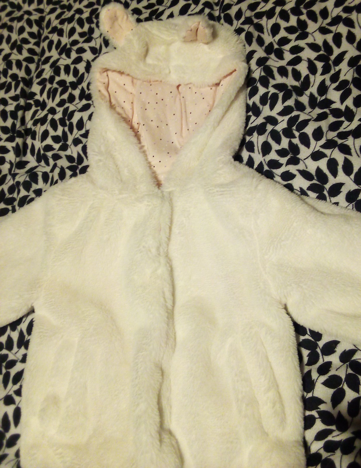 Gallery image 2 for Dip Soft Bunny Hooded Jacket w/Ears, 2T