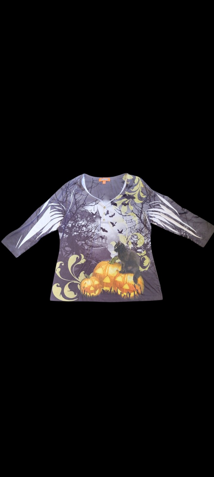 Holiday Traditions Women's Halloween Shirt. XL