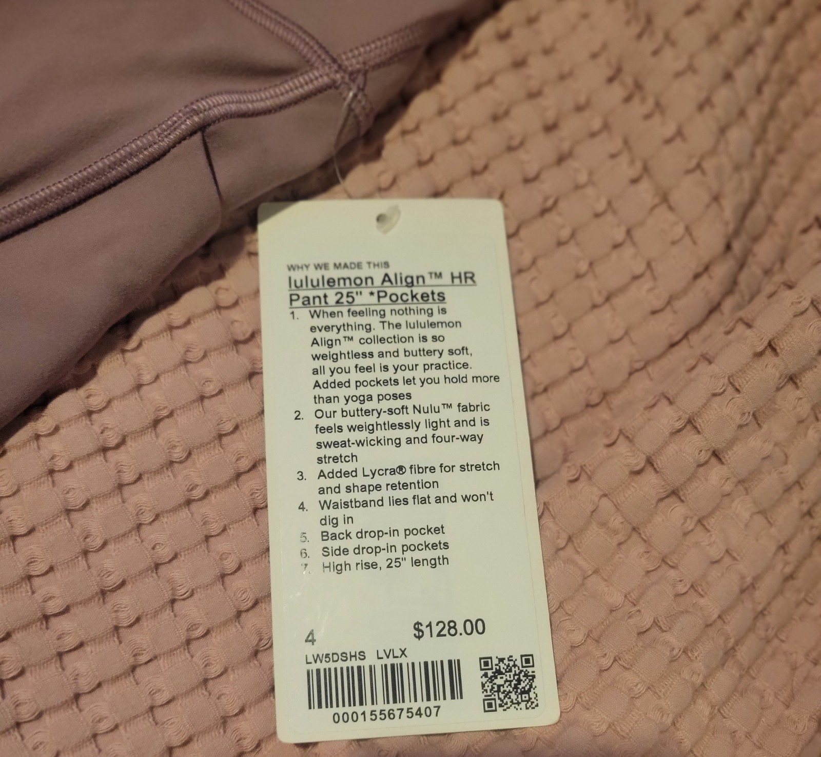 Gallery image 4 for Lululemon Align HR Pant 25" w/Pockets