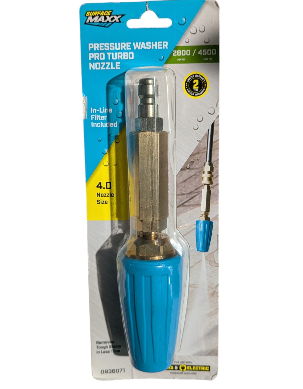 SurfaceMaxx PRO Pressure Washer Turbo Nozzle