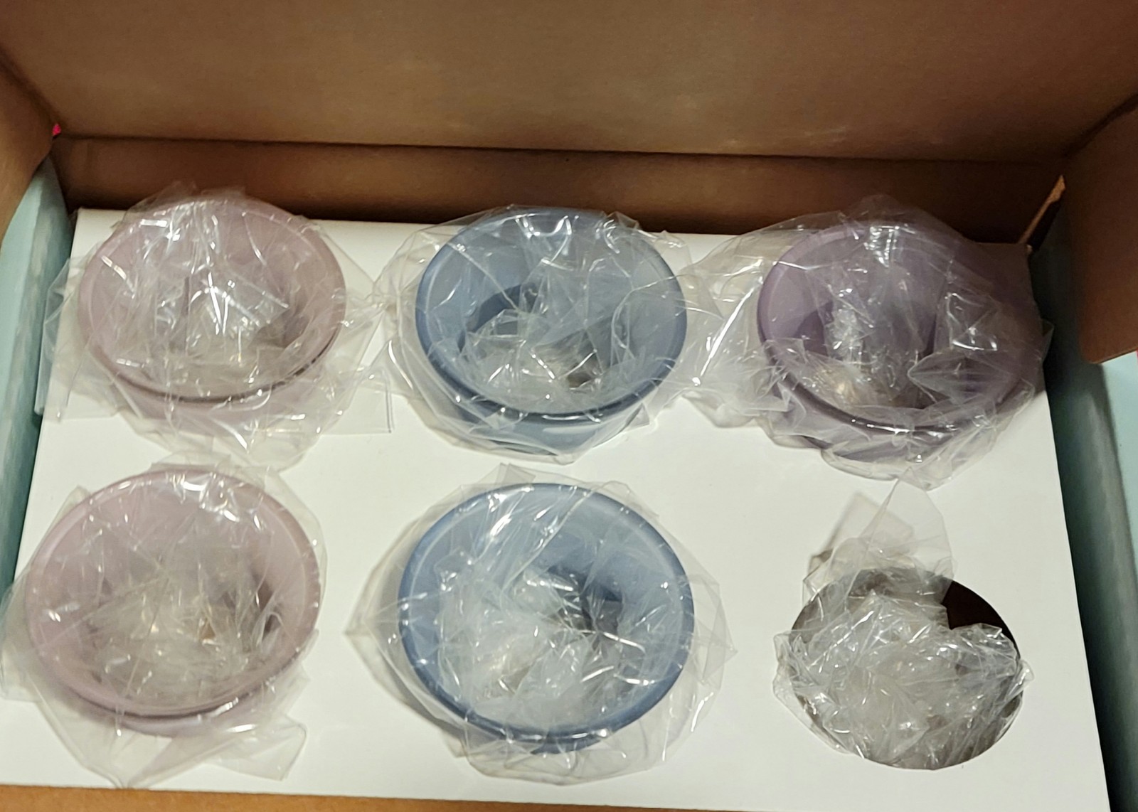 Gallery image 1 for PartyLite Votive Candle Holders (5) & Universal TeaLight Candles (12)