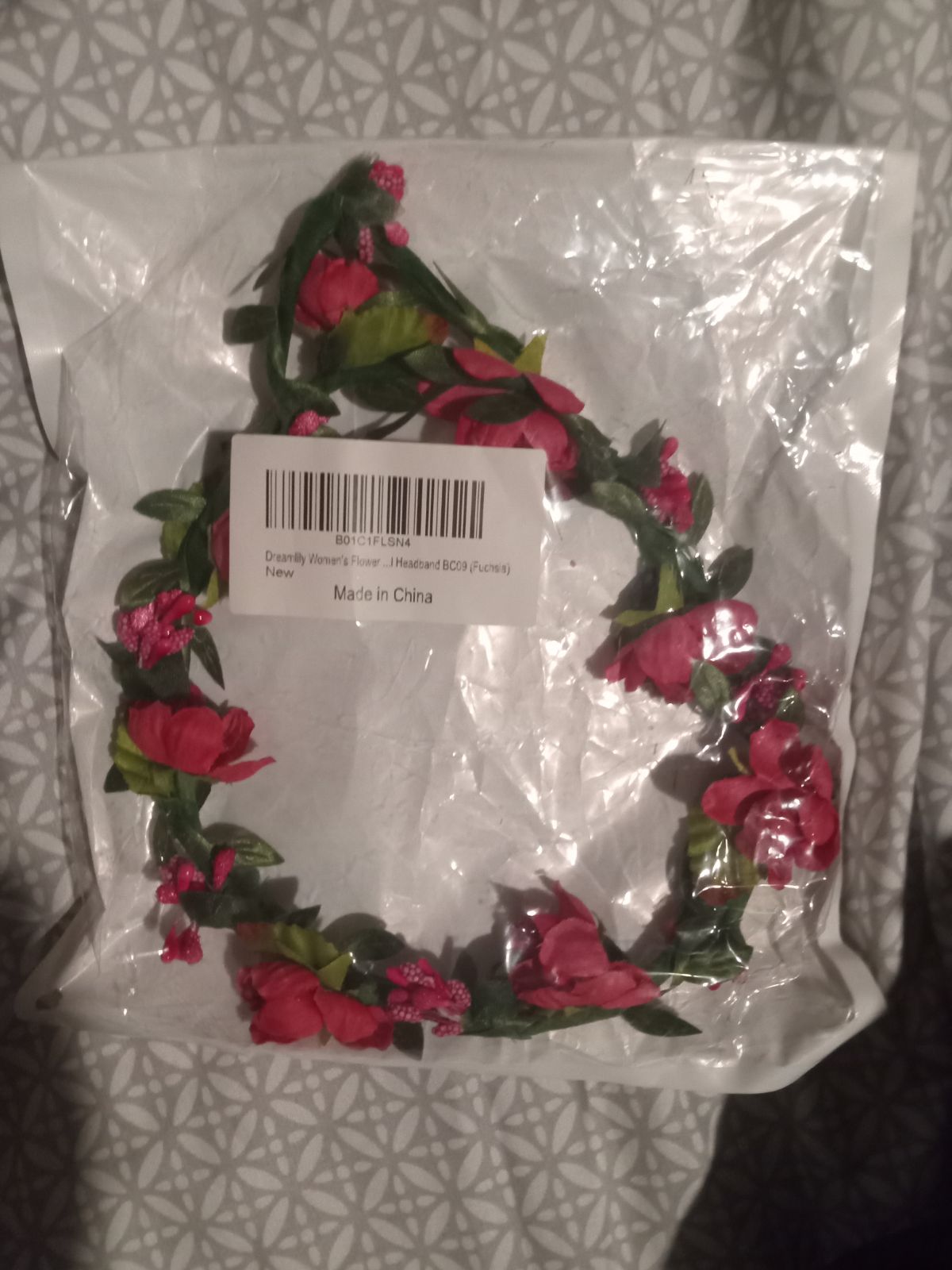 Flower Garland Costume Accessory