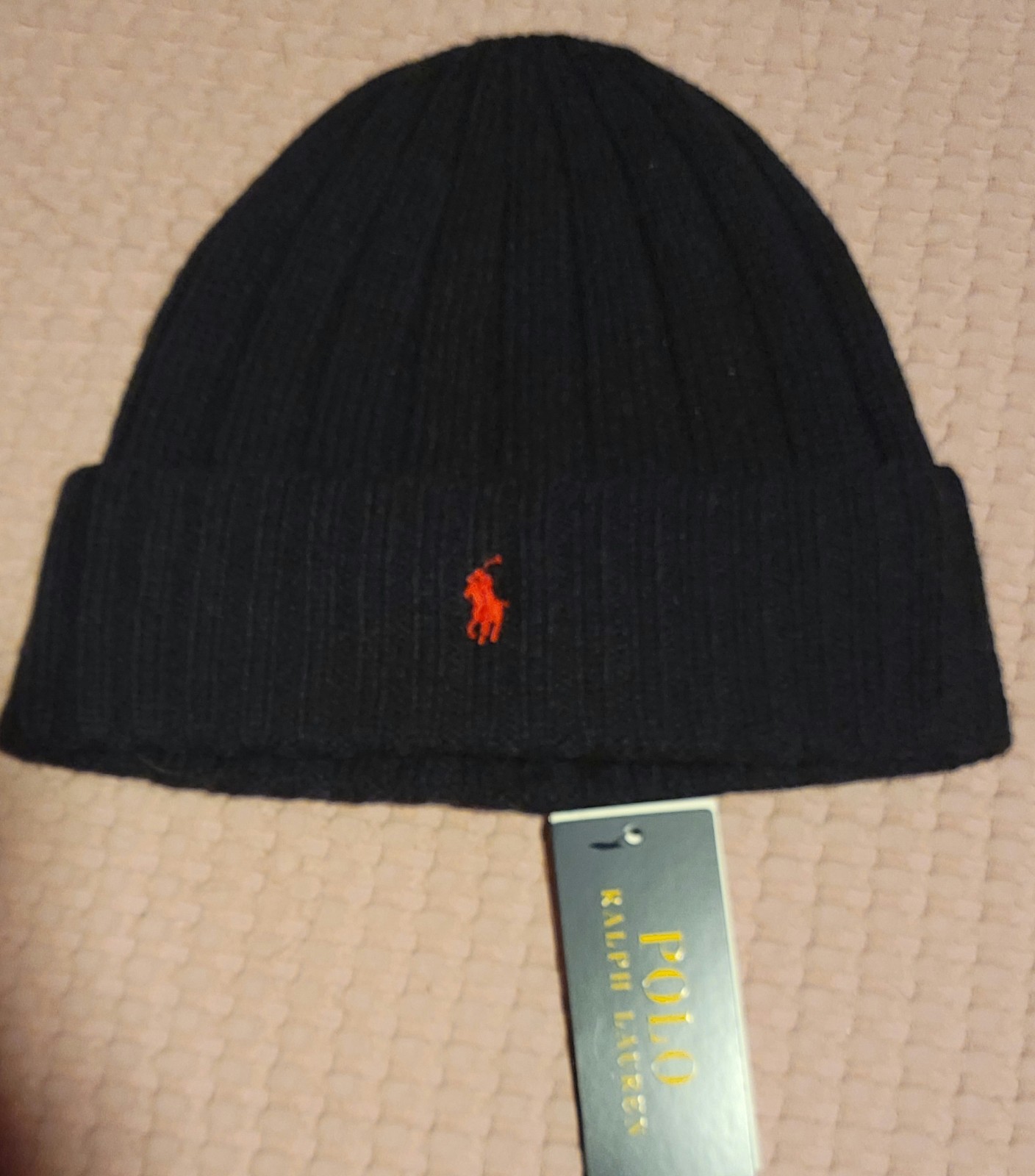 Ralph Lauren POLO Merino Wool Cuffed Beanie