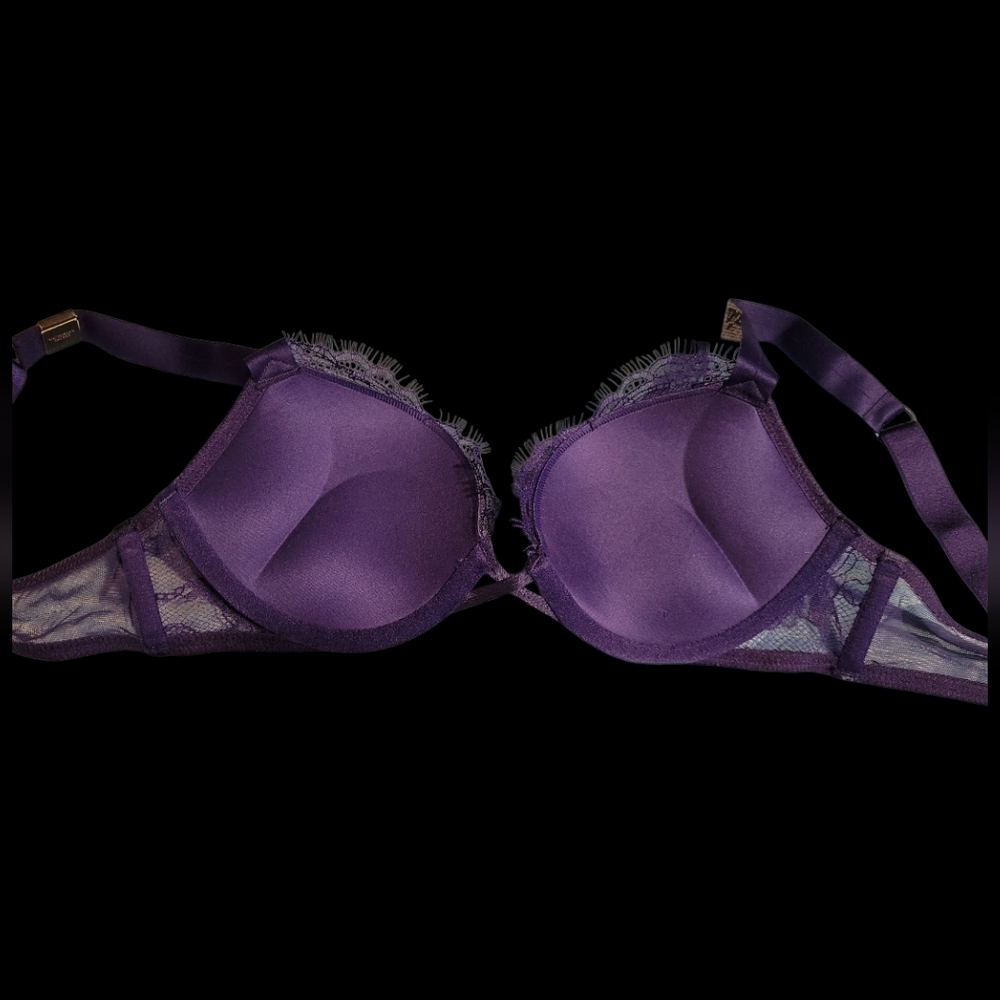 Gallery image 1 for Victoria's Secret Bombshell Push-Up Bra w/Shine Straps