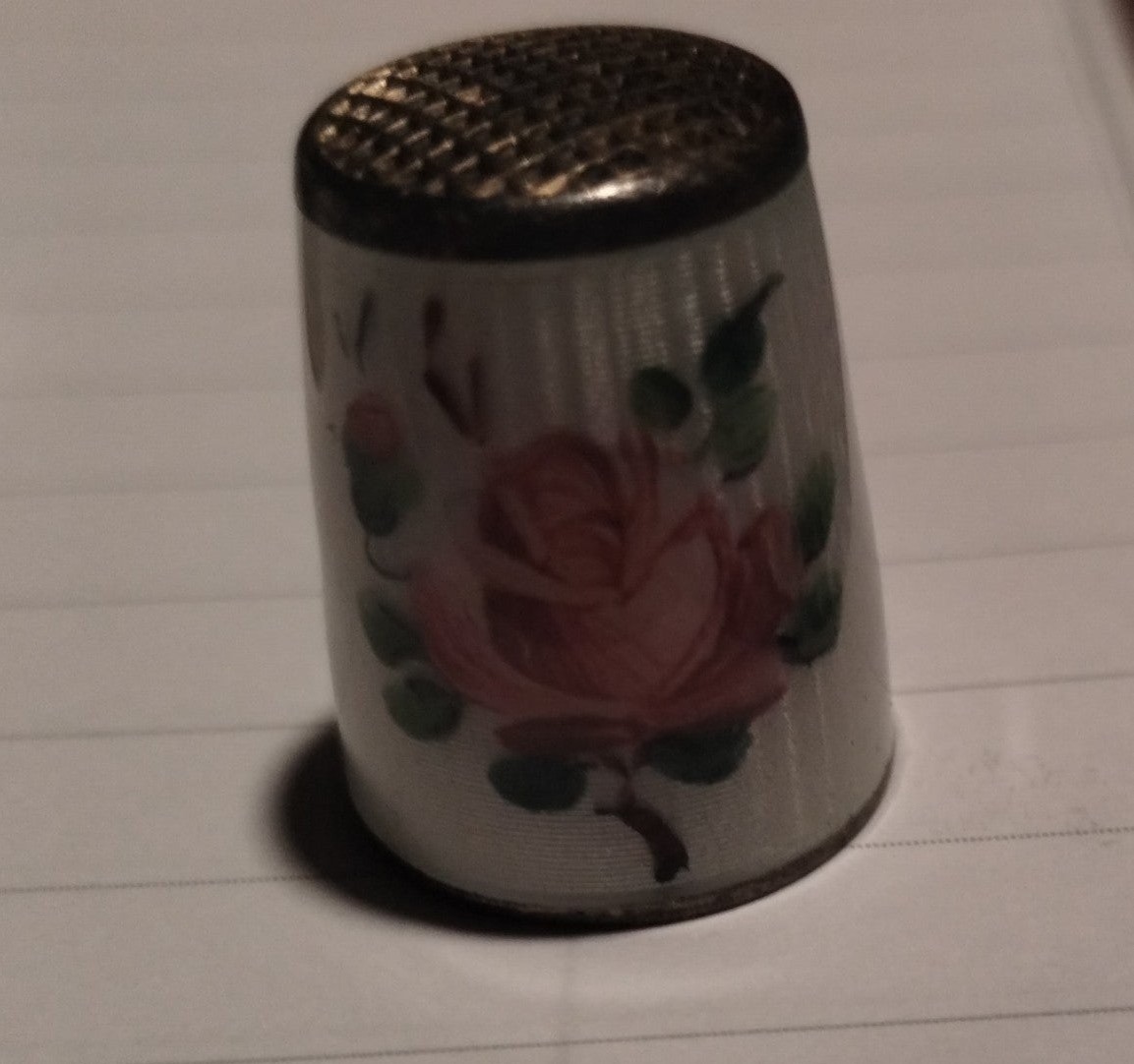 David Andersen Norway Sterling Vintage Thimble