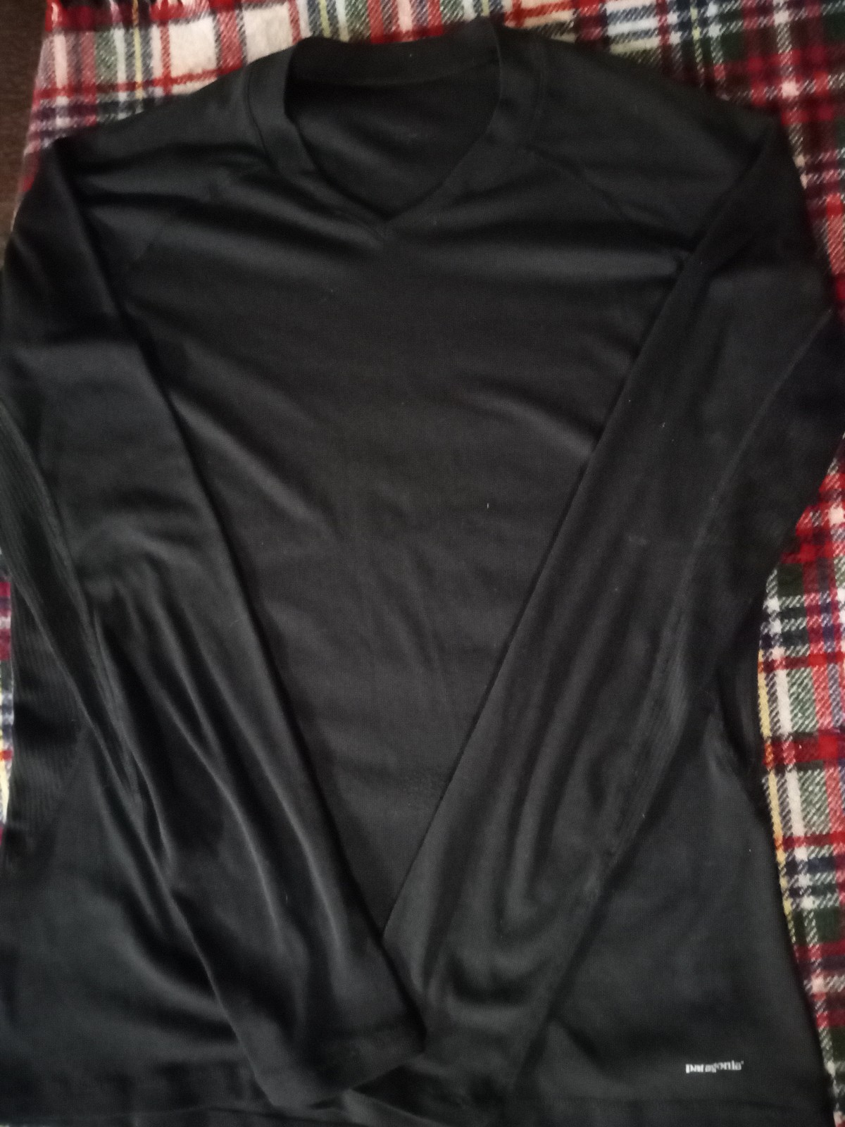 Patagonia Mesh Long Sleeved V-Neck Shirt