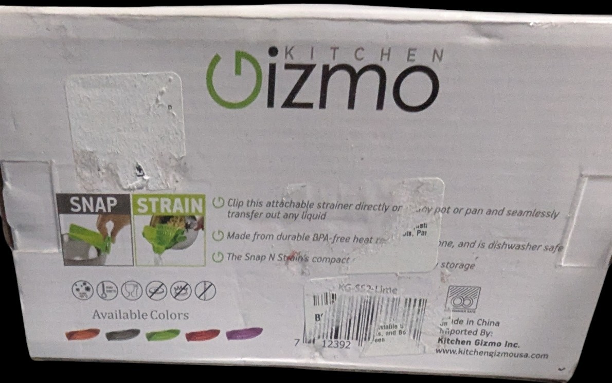 Gallery image 1 for Kitchen Gizmo Snap 'N Strain Pot Strainer