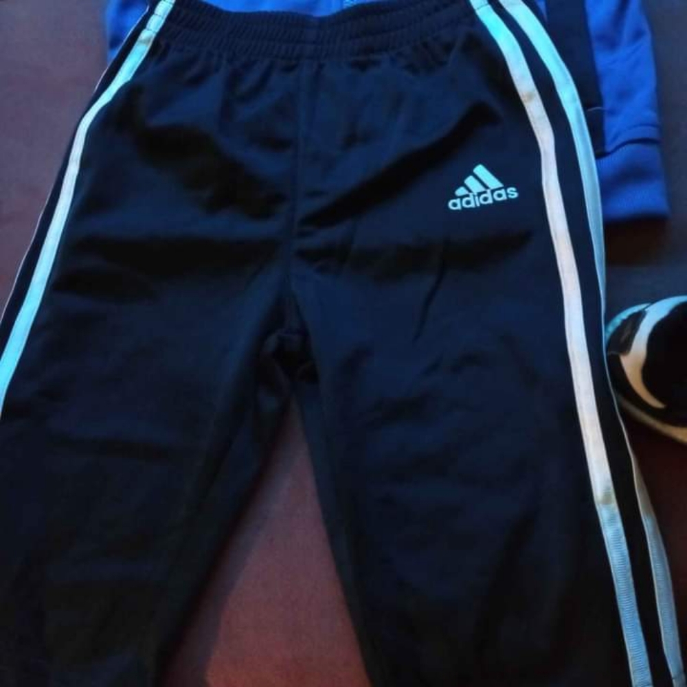 Gallery image 1 for Adidas warm-up suit, 12 mos.