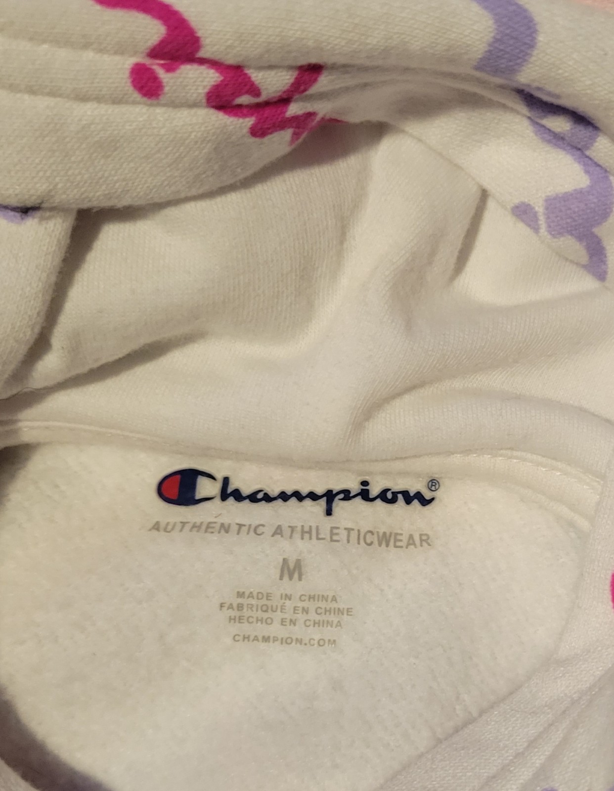 Gallery image 3 for Champion Girls Pullover Hoodie w/Logo Print