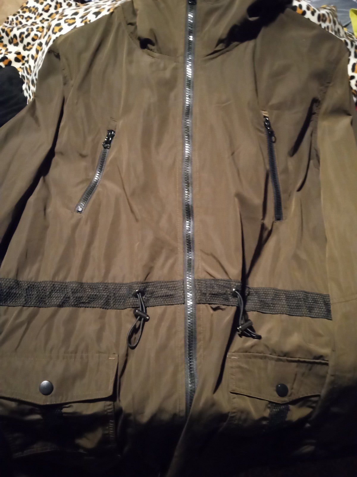 Gallery image 3 for Betsey Johnson Anorak Hooded Parka Jacket, XL