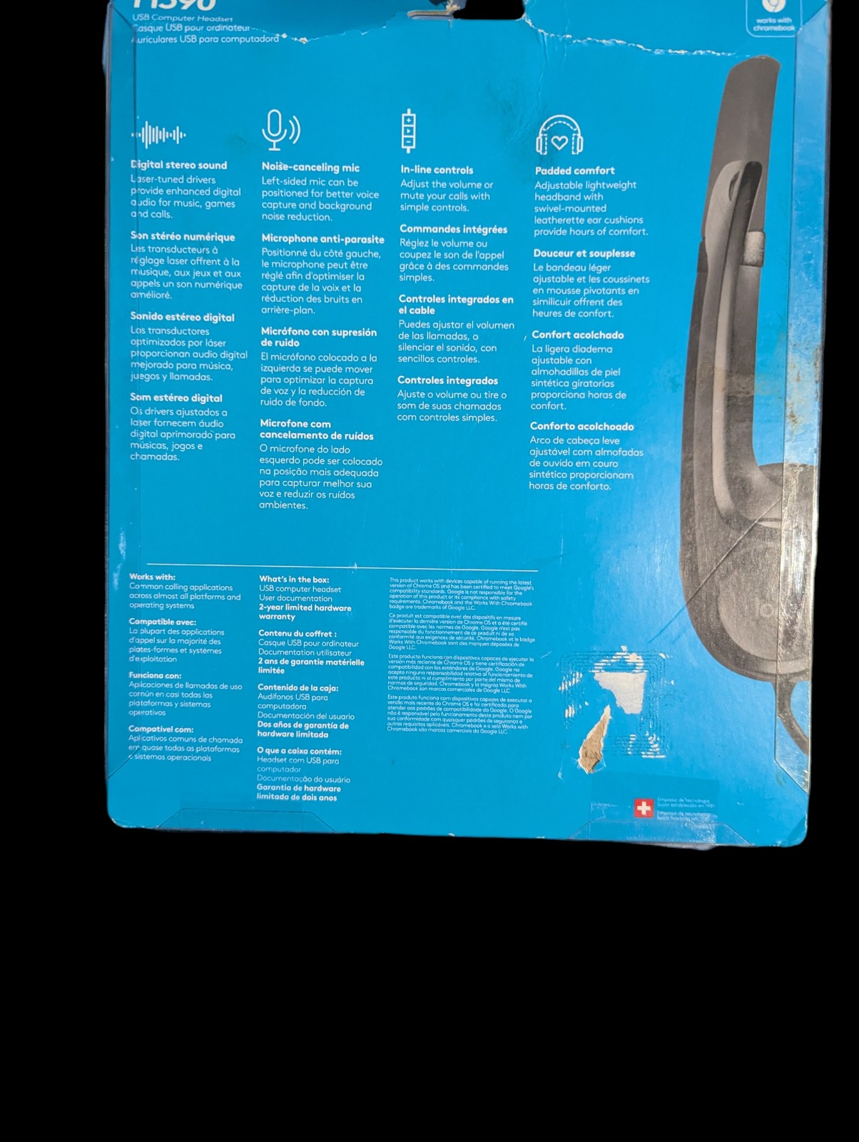 Gallery image 1 for Logitech H390 USB Computer Headset