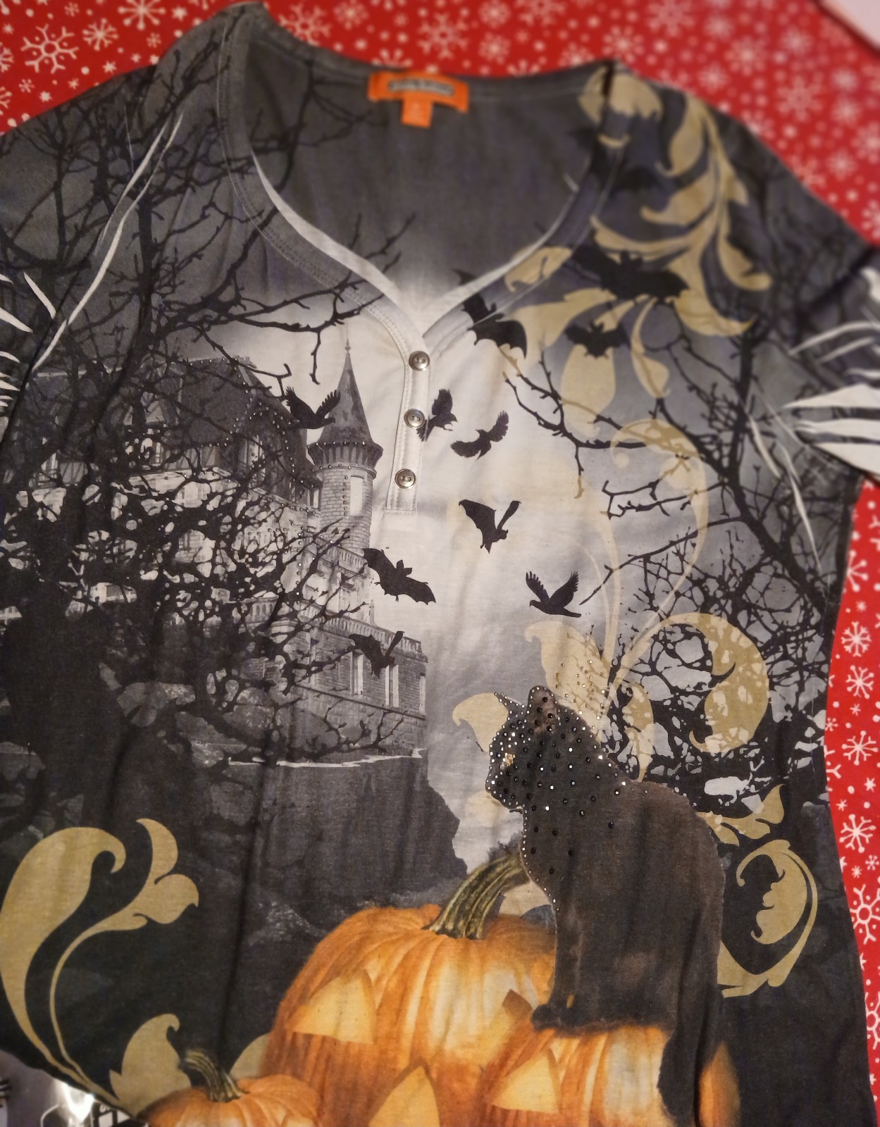 Gallery image 1 for Holiday Traditions Women's Halloween Top