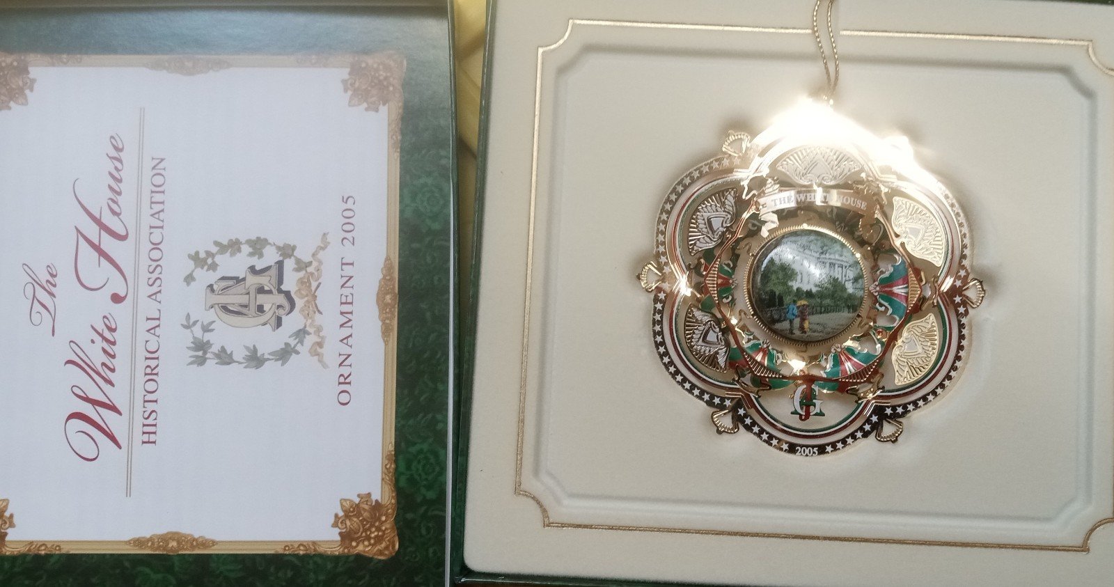 Gallery image 1 for White House Official Xmas Ornaments, 2005-2008
