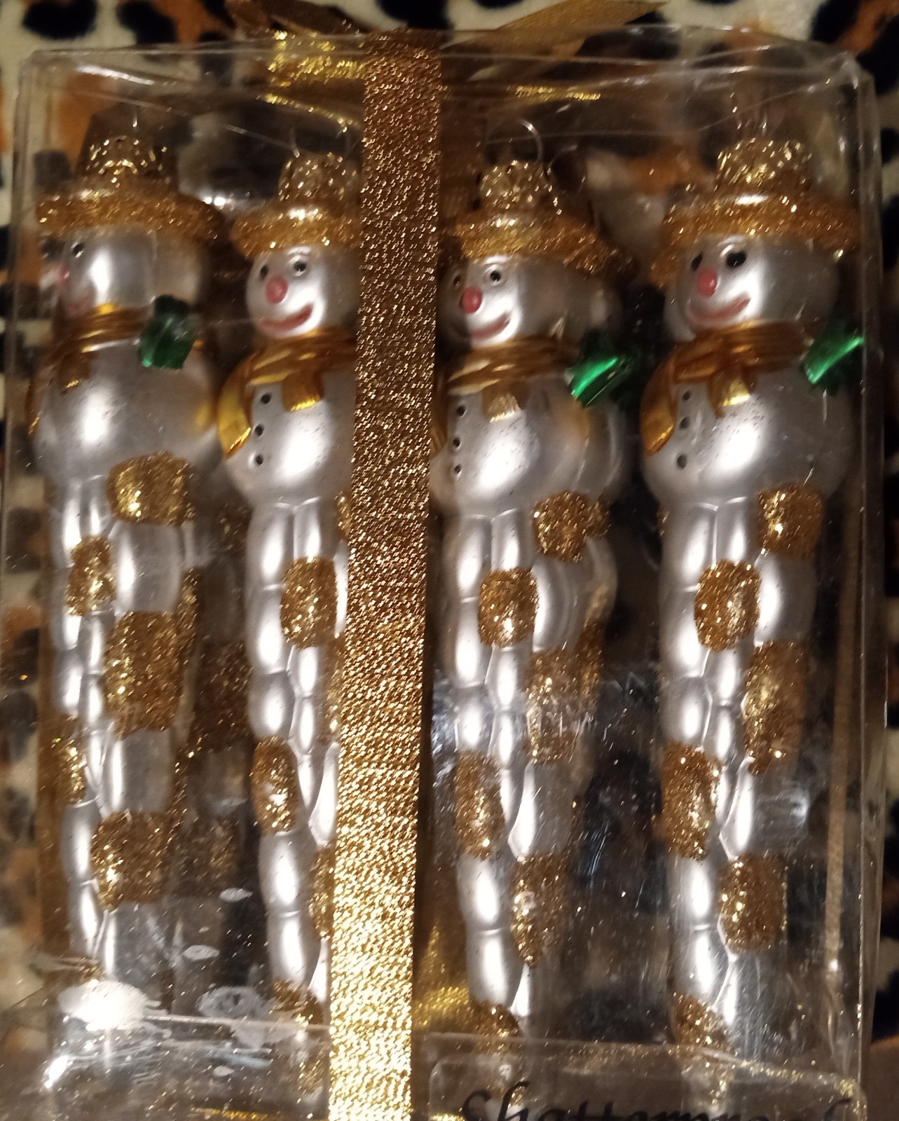 Gallery image 2 for Snowmen Icicle Ornaments, Set of 8