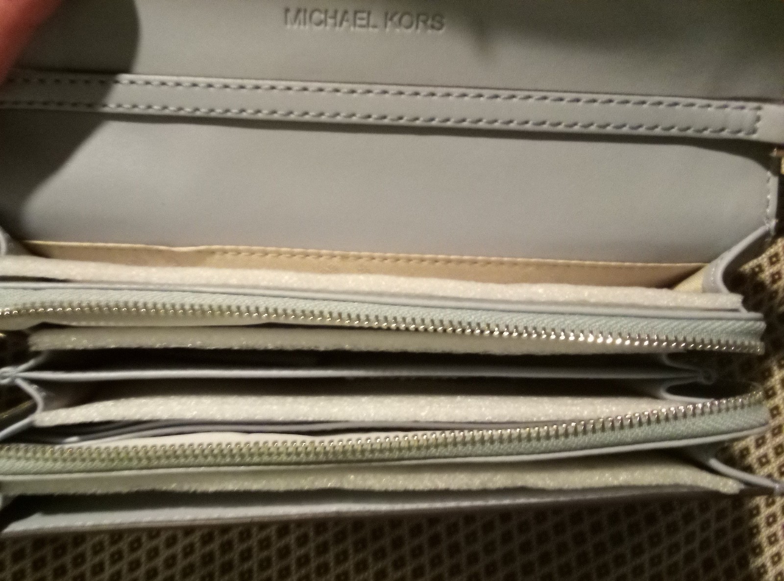 Gallery image 5 for Michael Kors Jet Set Crossbody Wallet w/Logo Strap