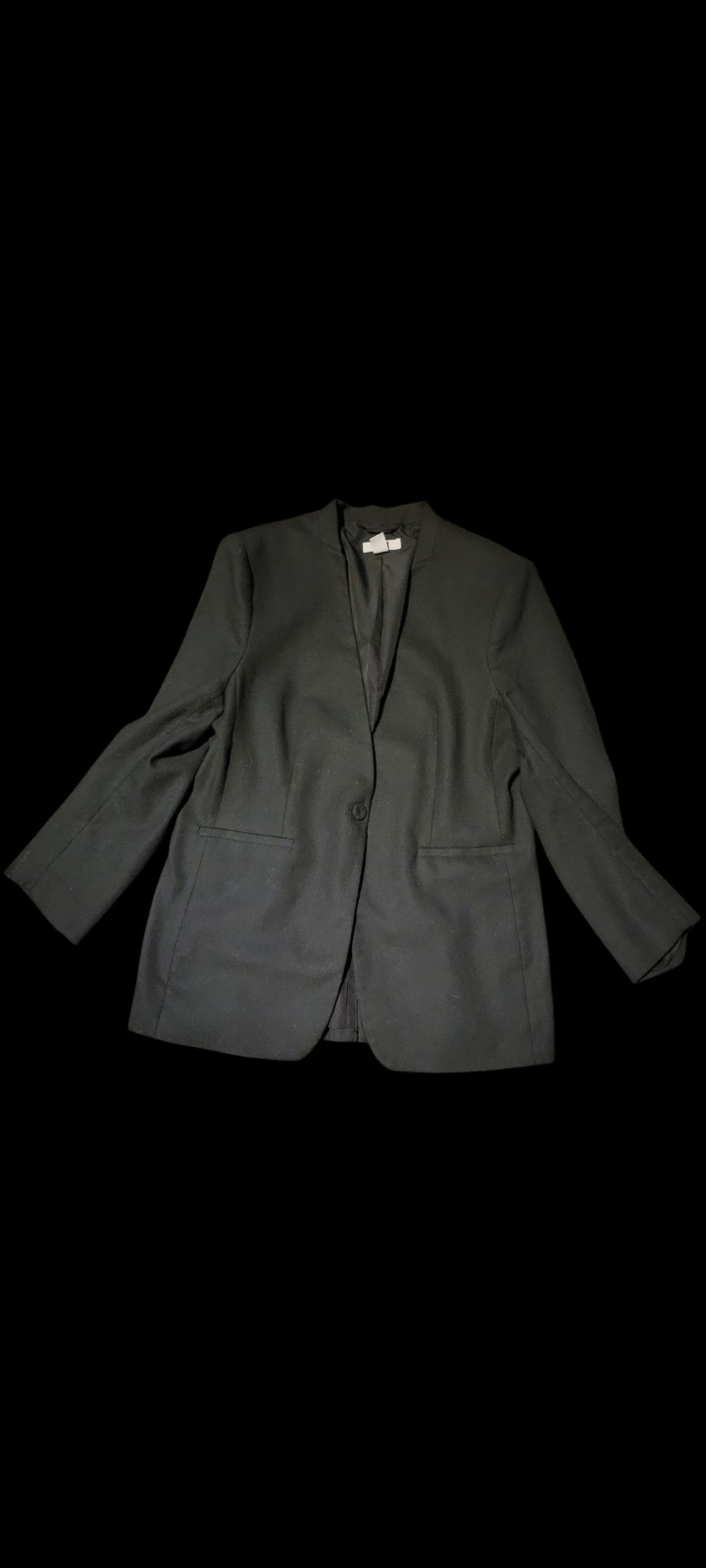 H&M Black Blazer, Women's Size L