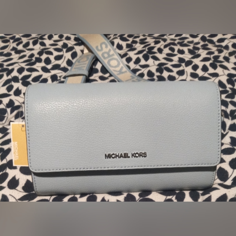 Gallery image 1 for Michael Kors Jet Set Large Zip Around Crossbody