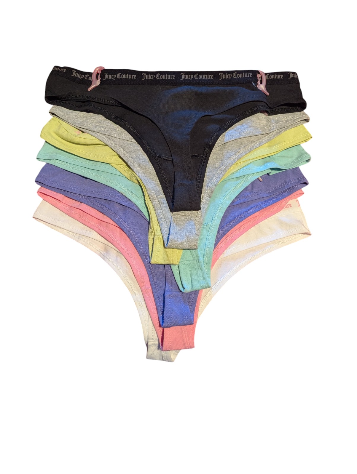 Gallery image 1 for Juicy Couture 7-Pack Bikini Panties/Underwear